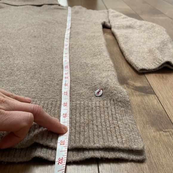 Frieda & Freddies New York wool blend knit dress pullover turtleneck brown M/L - Picture 7 of 10